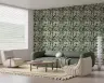 Tropical Sage Green Foliage Pattern Wallpaper 6