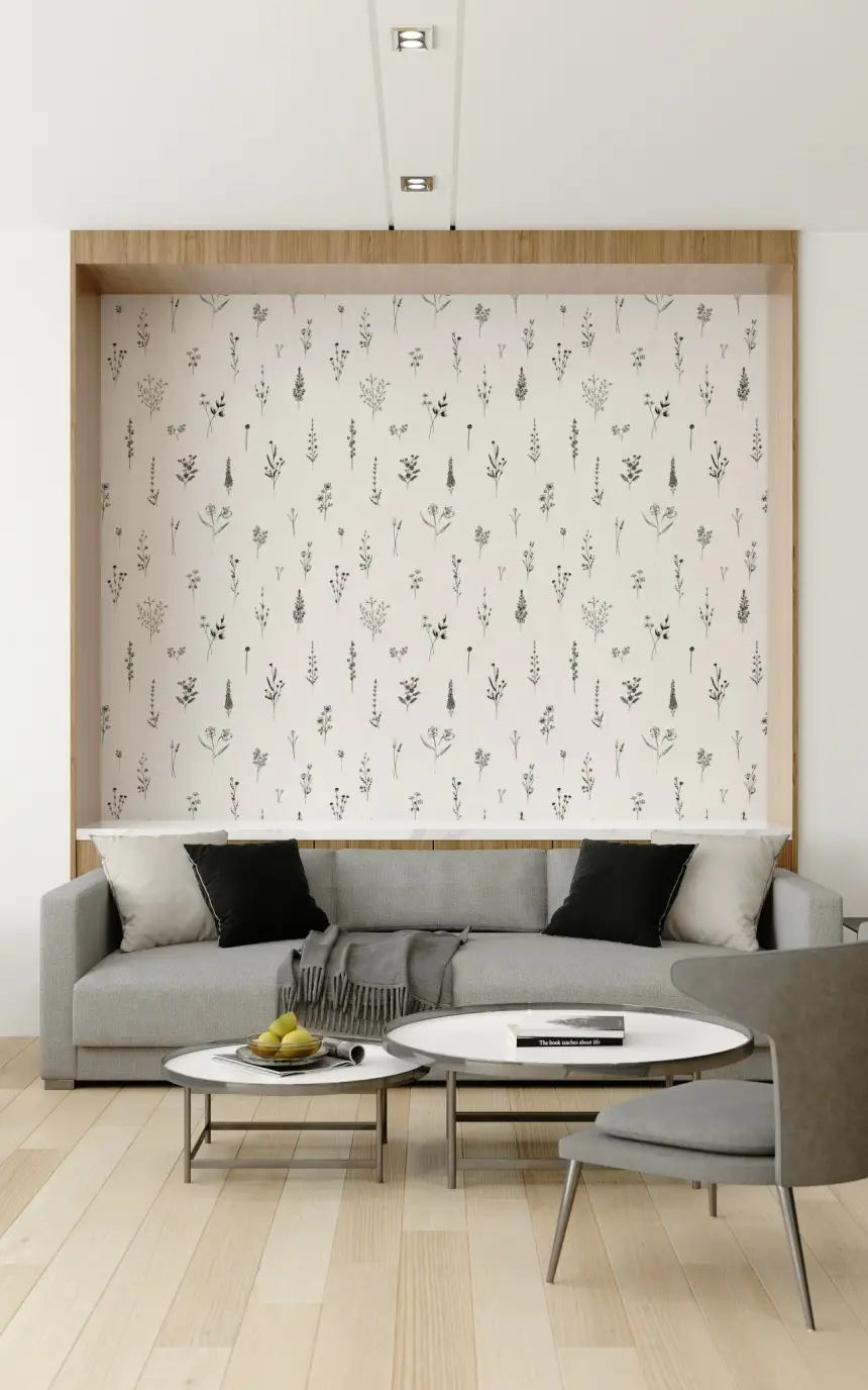 Botanical Sketch Wallpaper -3005897