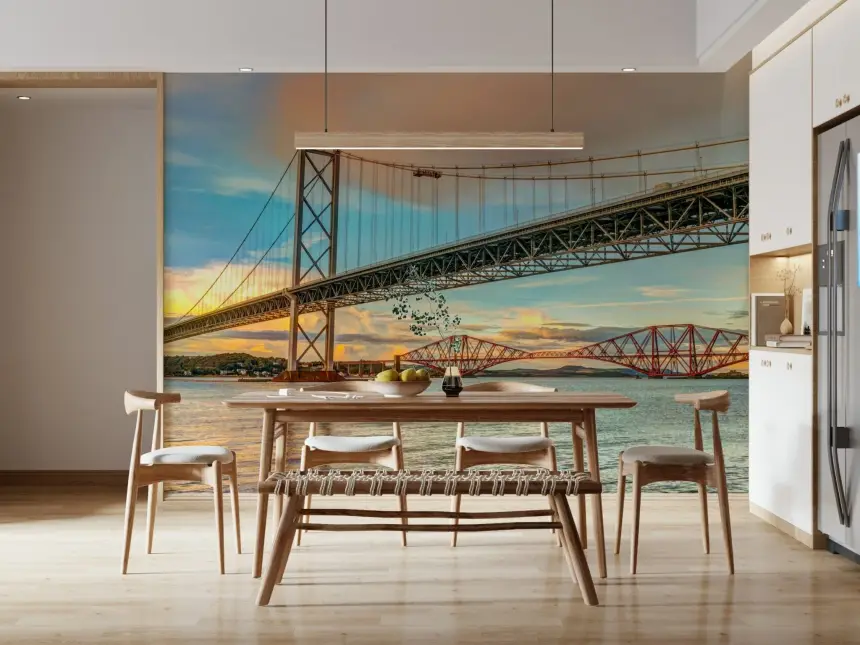 Bridging the Sky Wall Mural