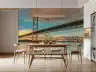 Dramatic Twin Bridges Sunset Wall Mural 7