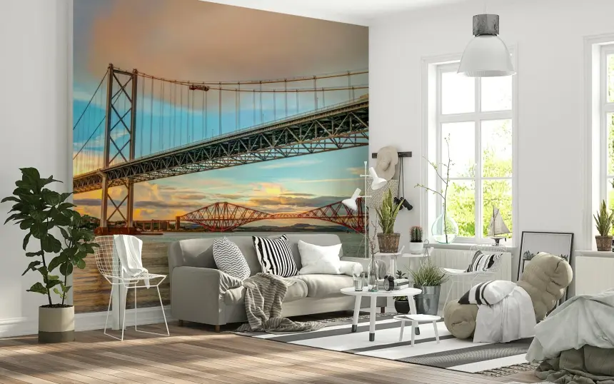 Bridging the Sky Wall Mural