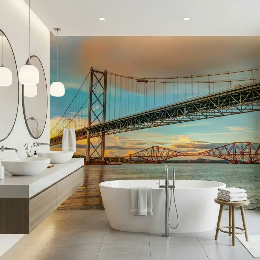Bridging the Sky Wall Mural