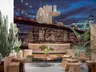 Deep Blue Sky Brooklyn Bridge City Lights Wallpaper Mural 7