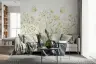 Serene Watercolor Butterflies and Wildflowers Wall Mural 6