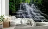 Cascading Forest Waterfall Scenic Wall Mural 7