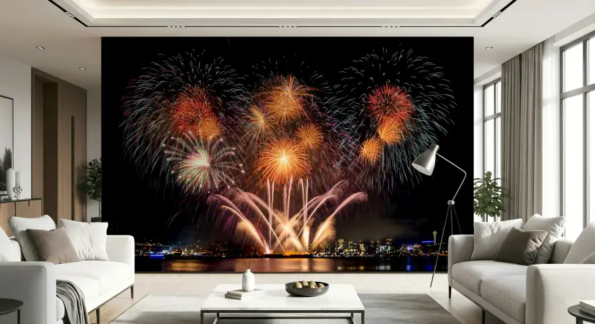 City Light Sparkle Wall Mural -2305733