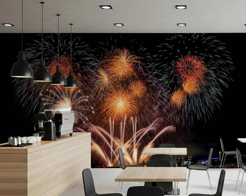 City Light Sparkle Wall Mural -2305733