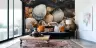 Coastal Seashells and Fishing Net Wall Mural 8
