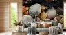 Coastal Seashells and Fishing Net Wall Mural 7