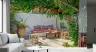 Lush Green Courtyard Patio Wall Mural 6