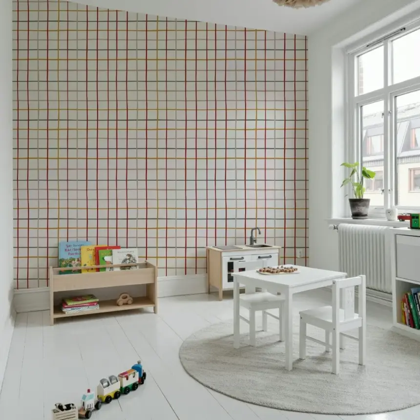 Cozy Checkered Warmth Wallpaper -2983557