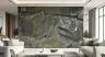 Rustic Mossy Stone Texture Wall Mural 6