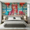 Vivid Chinese Gateway & Lanterns Wall Mural 7
