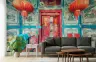 Vivid Chinese Gateway & Lanterns Wall Mural 8