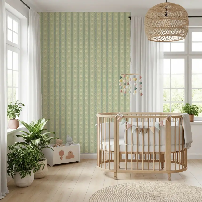 Daisy Chain Delight Wallpaper