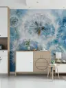 Dreamy Watercolor Dandelion Wall Mural 7