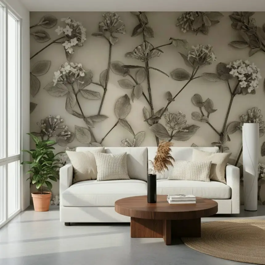 Delicate Blossoms of Spring Wall Mural