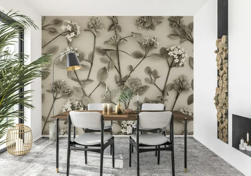 Delicate Blossoms of Spring Wall Mural