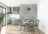 Dynamic Black Speckle Dot Wall Mural 6