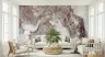 Elegant Rose Marble Swirl Wallpaper Mural 8