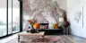 Elegant Rose Marble Swirl Wallpaper Mural 7
