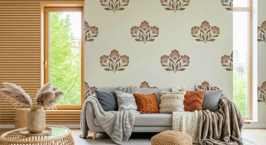 Earthy Flora Wallpaper