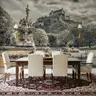 Grand European Castle and Fountain Wall Mural 7