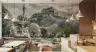 Grand European Castle and Fountain Wall Mural 8