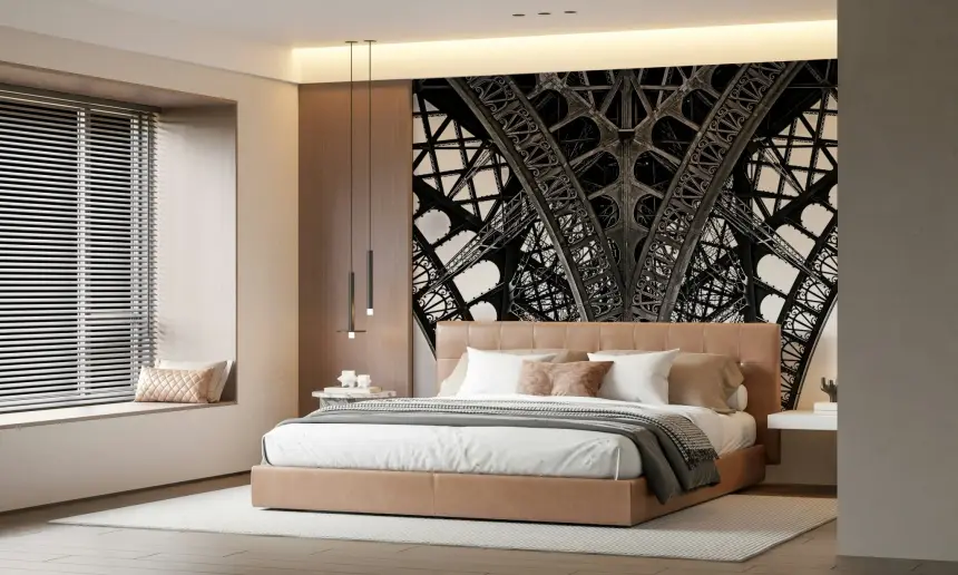 Eiffel's Ascent Wall Mural - 2274192
