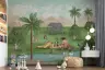 Elegant Mughal Palace Garden Scenic Wall Mural 8