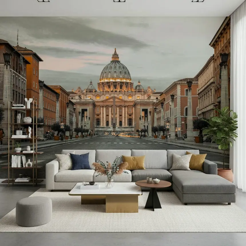 Eternal City Vista Wall Mural