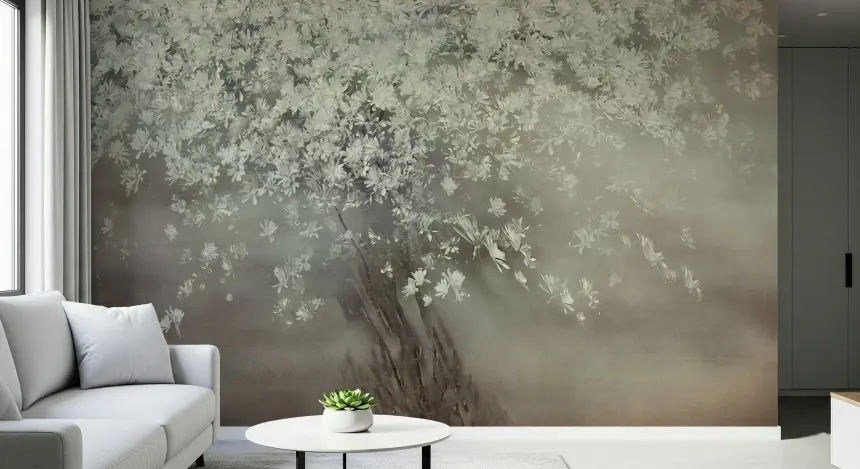 Ethereal Bloom Tree Wall Mural -2049310