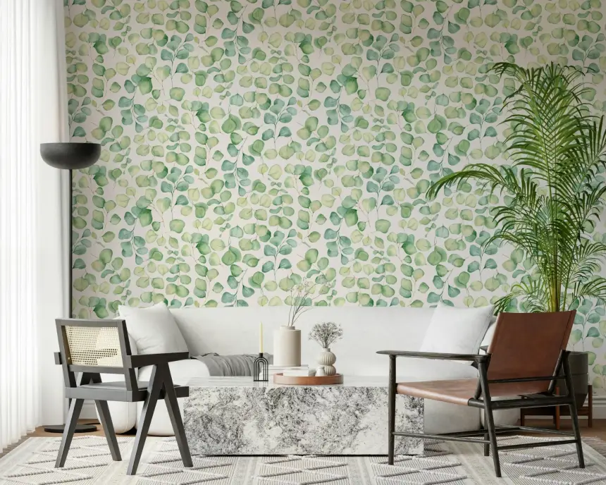 Eucalyptus Dream Garden Wallpaper