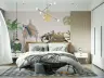 Regal Indian Elephant and Peacock Wall Mural 8