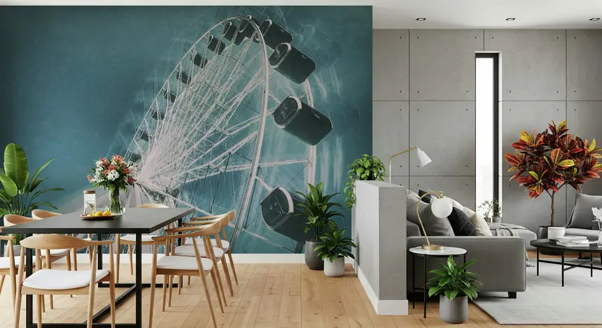 Ferris Wheel Sky Gaze Wall Mural -2113570