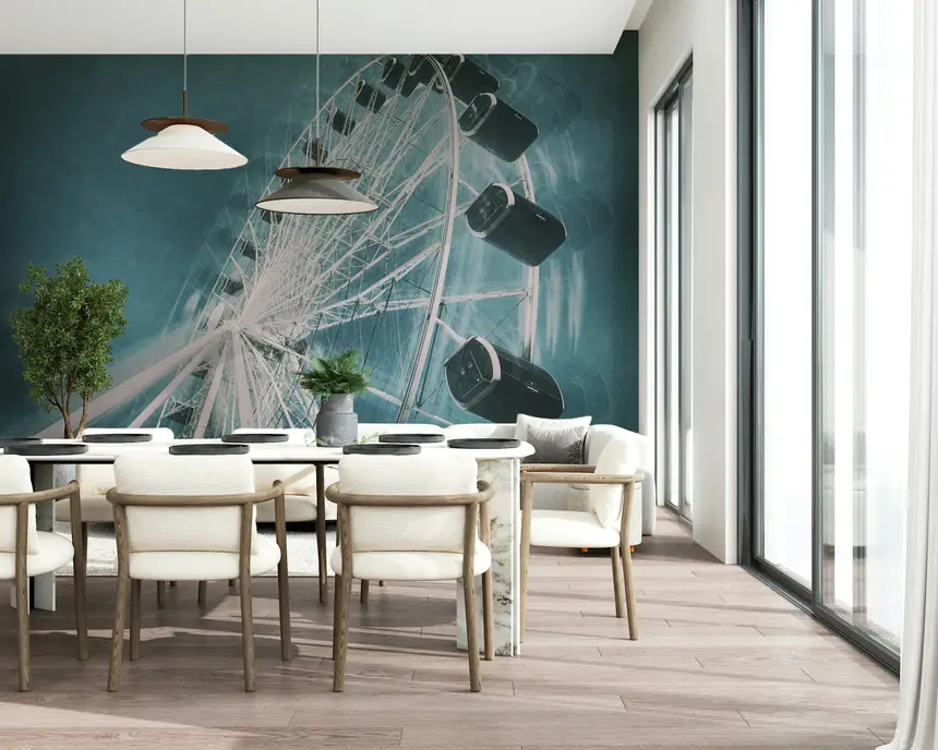 Ferris Wheel Sky Gaze Wall Mural -2113570