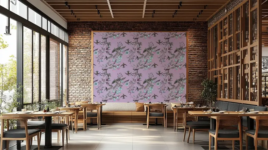 Flora & Feather Fantasy Wallpaper