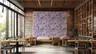 Lavender Hummingbird and Floral Vine Wallpaper 7