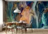 Cosmic Nebula Abstract Fluid Art Wall Mural 7