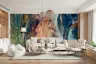 Cosmic Nebula Abstract Fluid Art Wall Mural 6