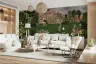 Pichwai Style Enchanted Forest Wall Mural 7