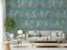 Vintage Rose Garden Grid Wallpaper 7