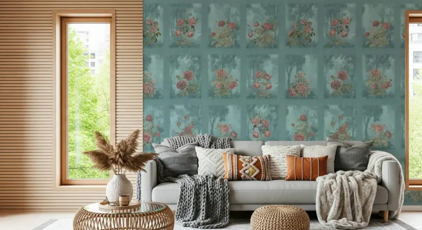 Forest Rose Dreams Wall Mural