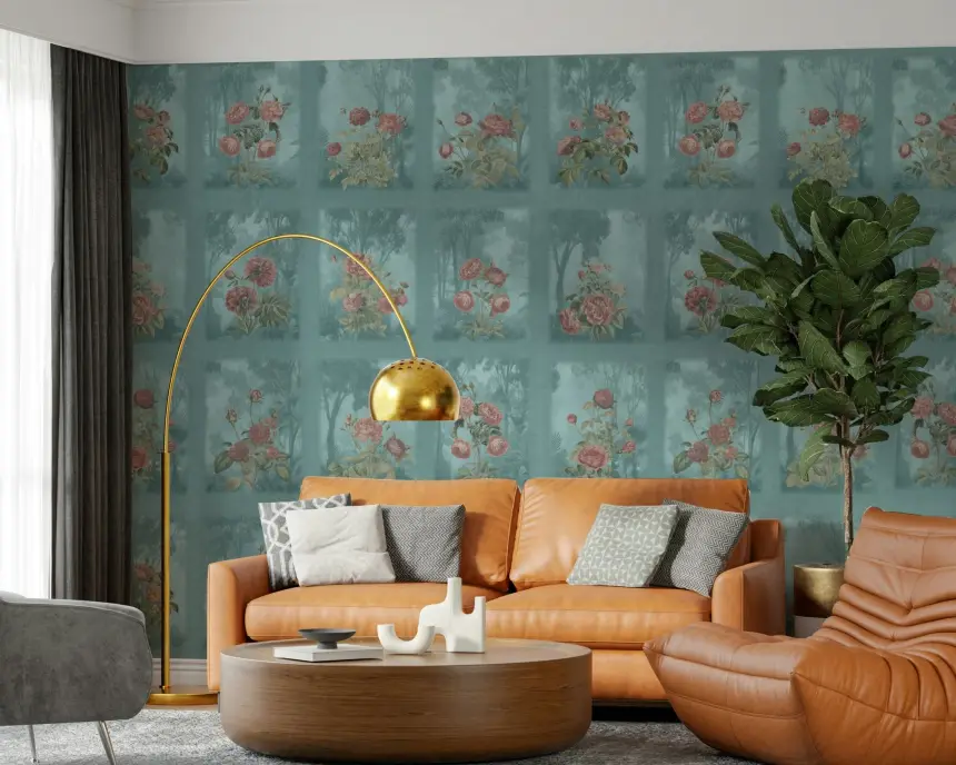 Forest Rose Dreams Wall Mural
