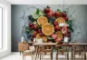 Vibrant Fruit Splash Kitchen Wall Mural 8