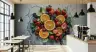 Vibrant Fruit Splash Kitchen Wall Mural 6