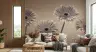 Elegant Muted Gerbera Daisy Floral Wall Mural 7