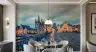 Historic European Cityscape Twilight Wall Mural 6