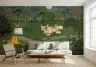 Pichwai Krishna and Sacred Cows Wall Mural 7