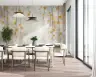 Textured Golden Blossom Cascade Wall Mural 7